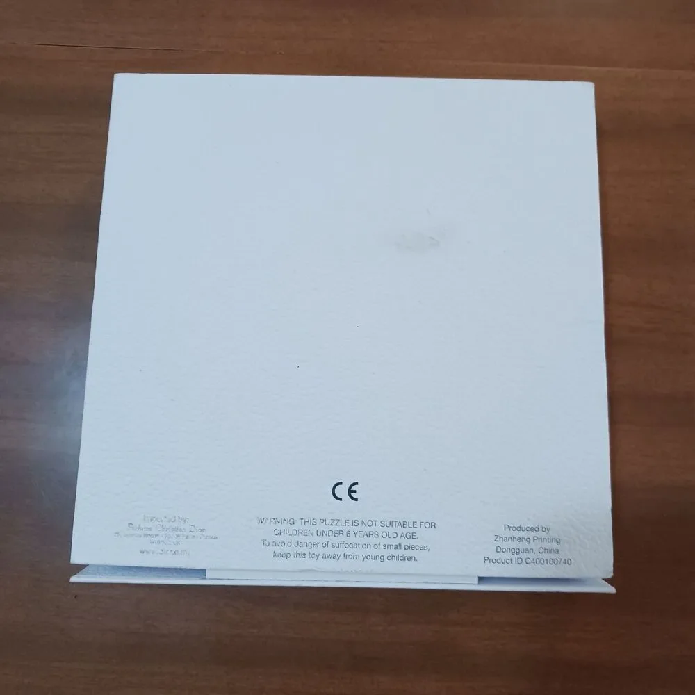 DIOR Gift Box 10 x 10 x 2 Pebbled EMPTY